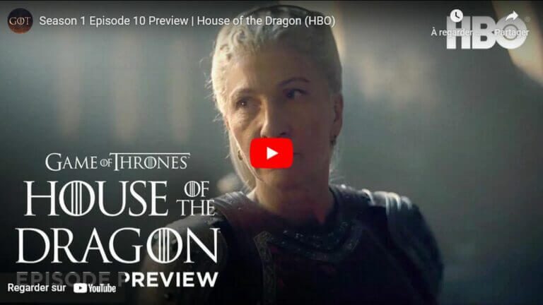 House Of The Dragon Bande Annonce Du 110 Final Saison 1 The Black