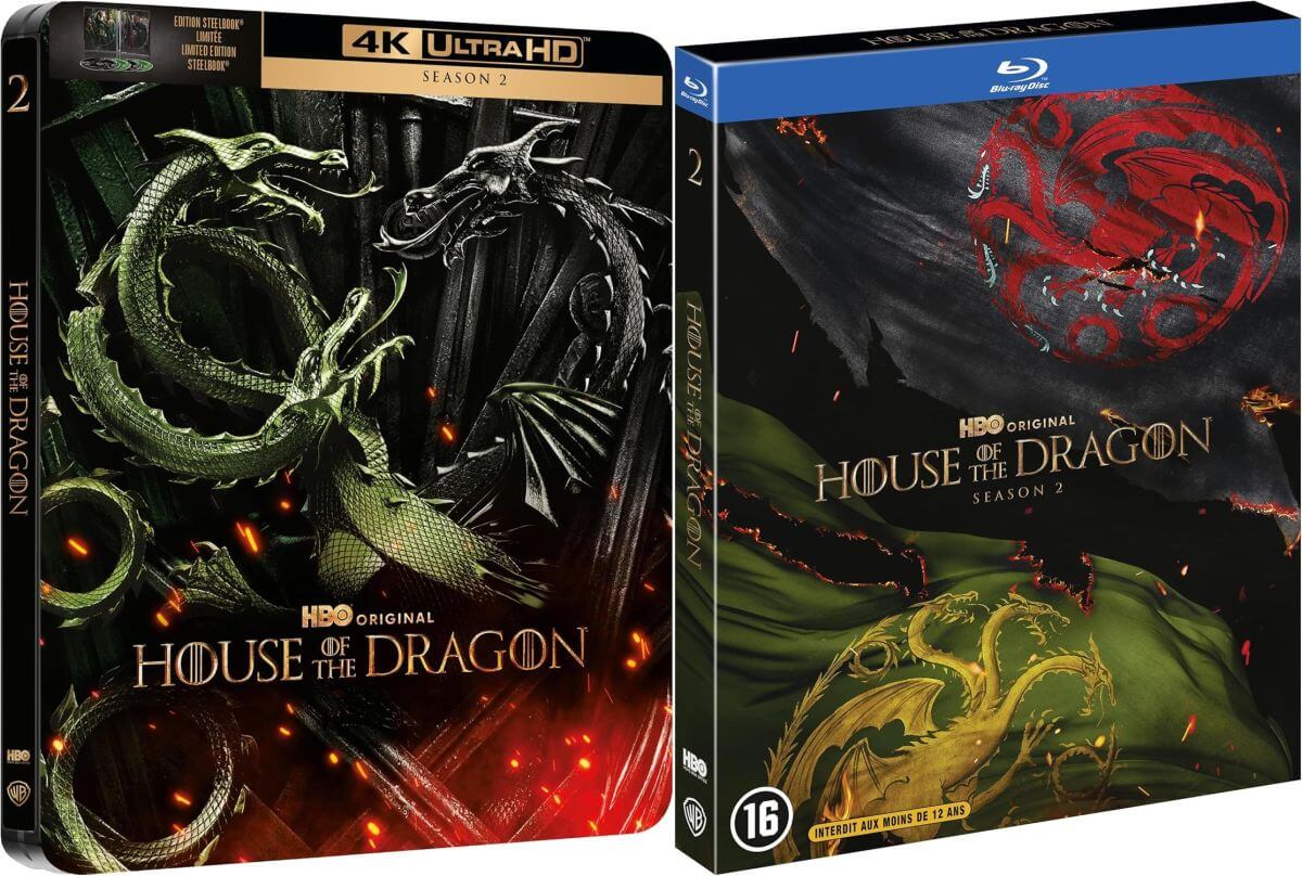 Coffret 4k + BR house of the dragon saison 2