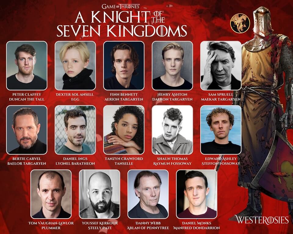 casting a knight of the seven kingdoms